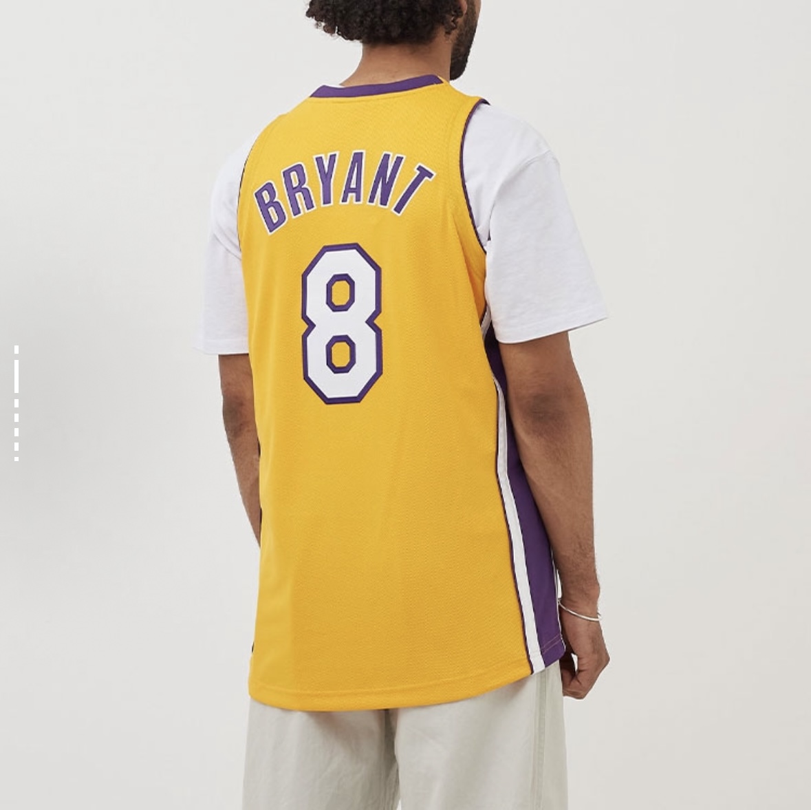 Lakers Kobe 8 yellow championship jersey identification for vintage nba jersey illustration with classic nba jerseys